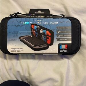 Nintendo Black Carryall Travel Case